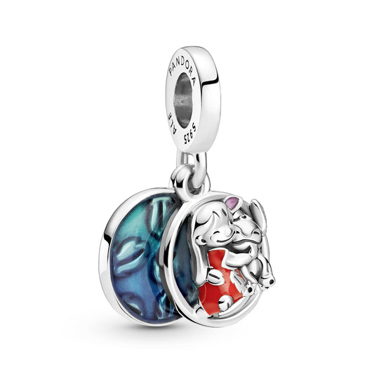 Disney Lilo & Stitch Family Dangle Charm Premium Fashion Jewelry Gift Collection