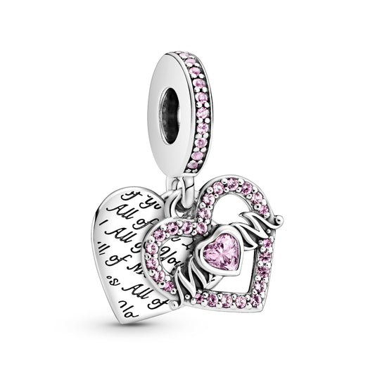 Heart & Mum Dangle Charm Premium Fashion Jewelry Gift Collection