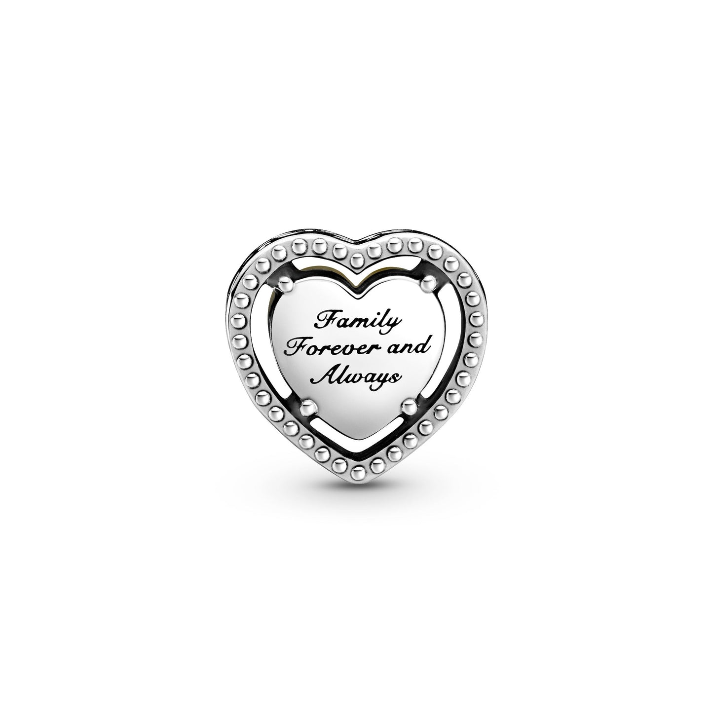 Openwork Heart & Family Tree Charm Premium Fashion Jewelry Gift Collection