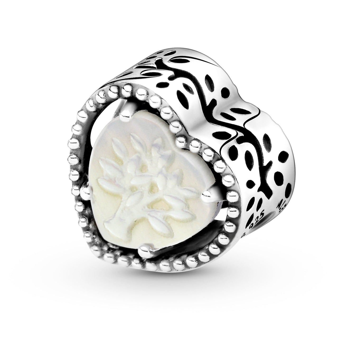 Openwork Heart & Family Tree Charm Premium Fashion Jewelry Gift Collection