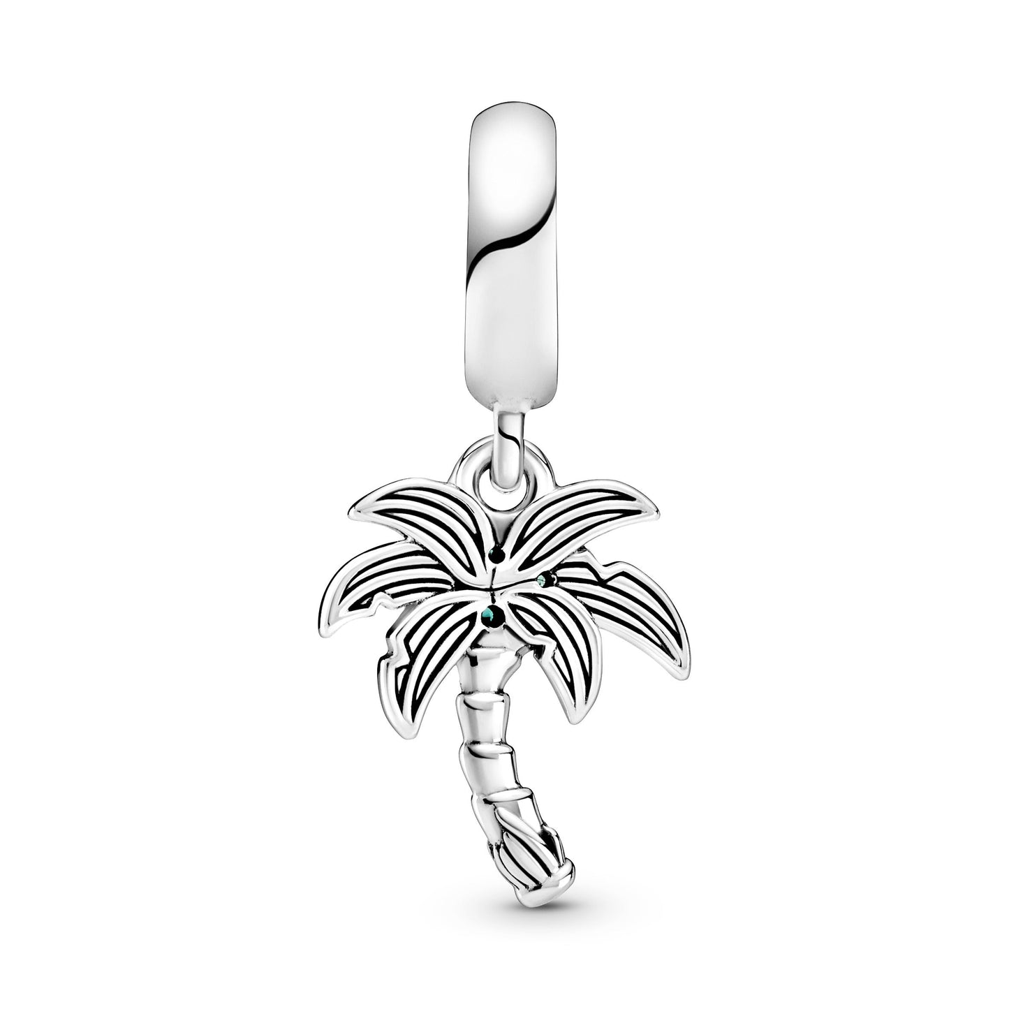 Palm Tree & Coconuts Dangle Charm Premium Fashion Jewelry Gift Collection
