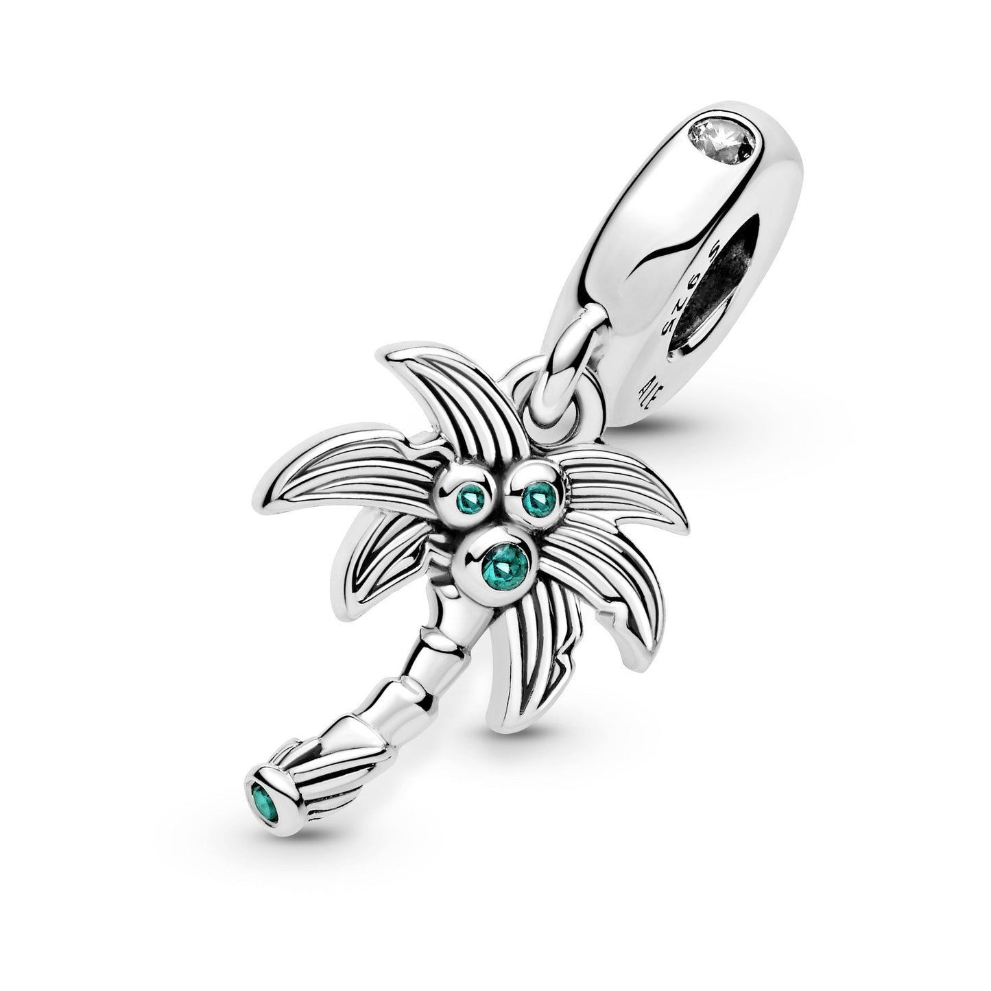 Palm Tree & Coconuts Dangle Charm Premium Fashion Jewelry Gift Collection