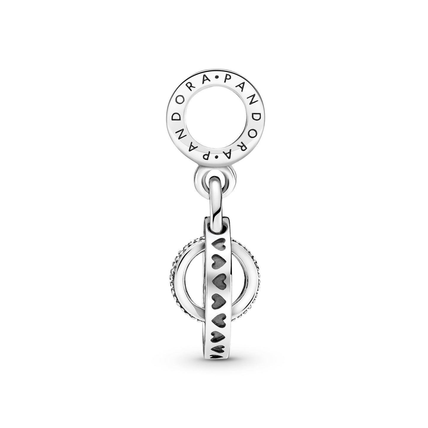 Pandora Logo Circles Dangle Charm Premium Fashion Jewelry Gift Collection