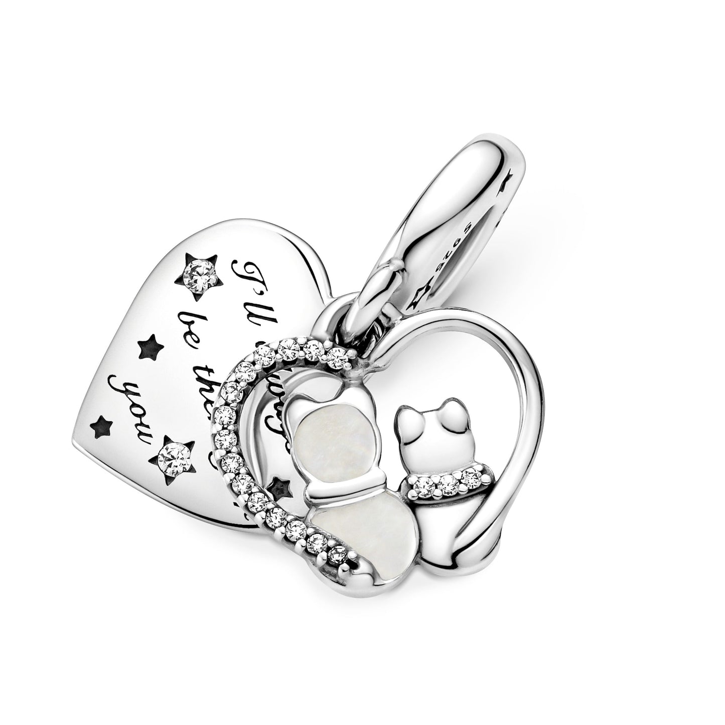 Cats & Hearts Dangle Charm Premium Fashion Jewelry Gift Collection