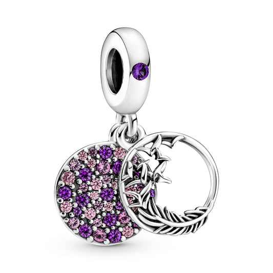 Pavé Feather Dangle Charm Premium Fashion Jewelry Gift Collection