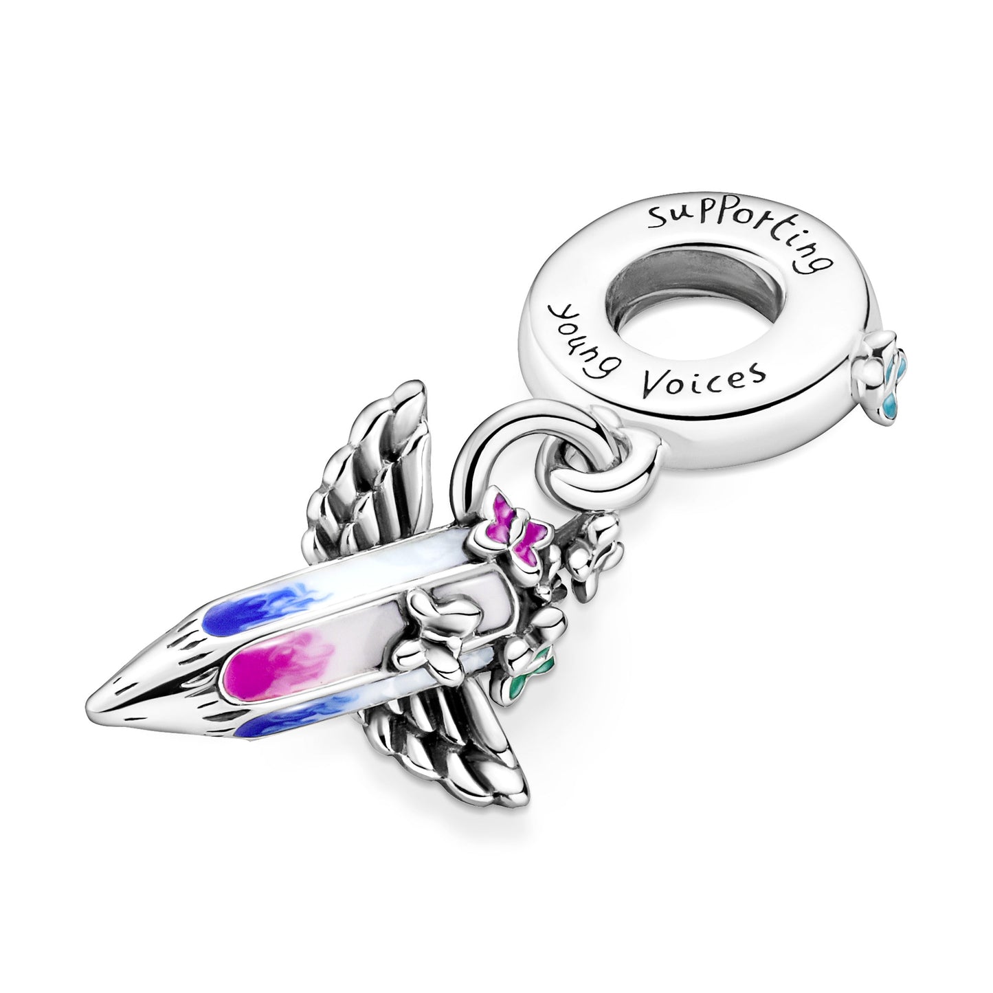 Dreams Of The Future Crayon Dangle Charm Premium Fashion Jewelry Gift Collection