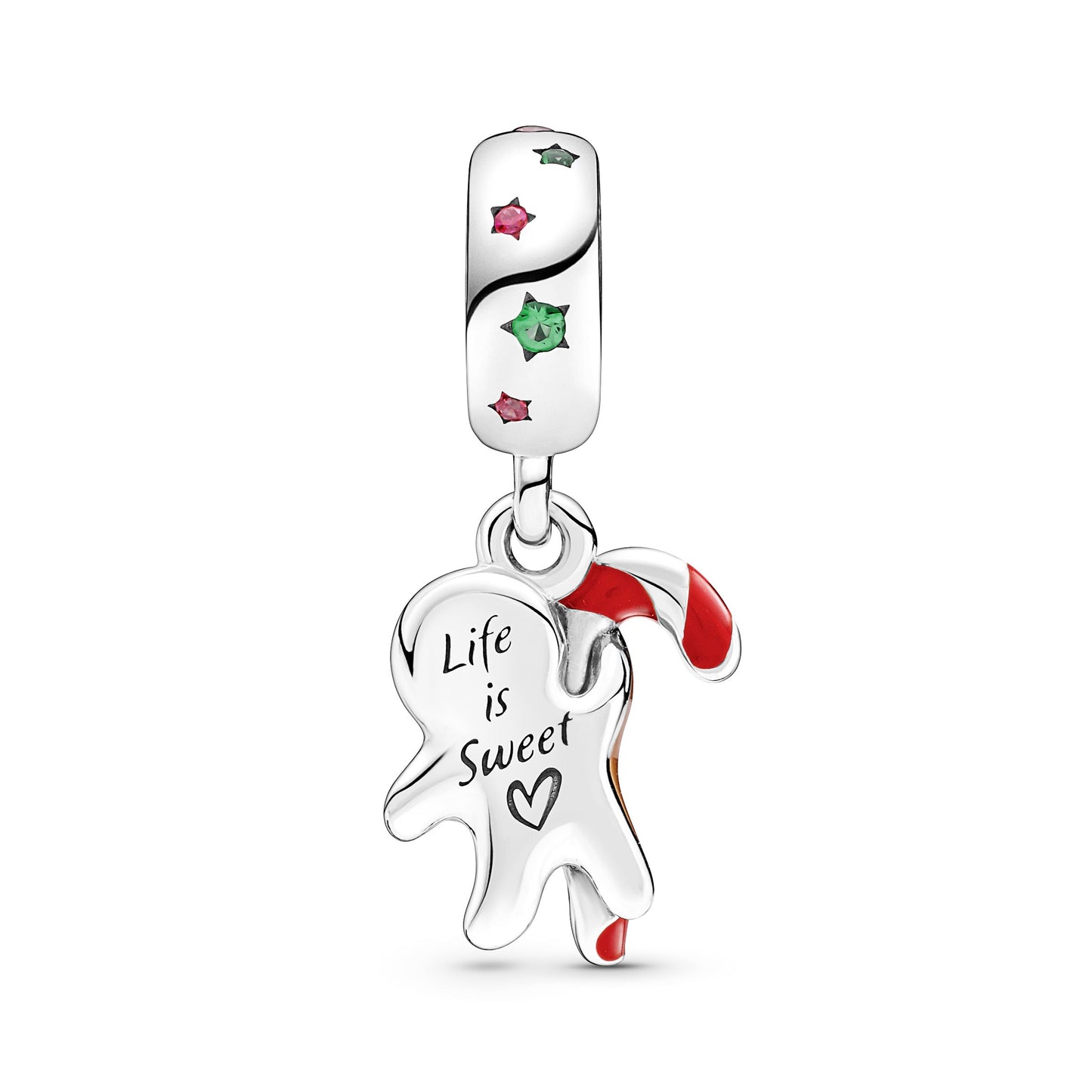 Gingerbread Man Dangle Charm Premium Fashion Jewelry Gift Collection