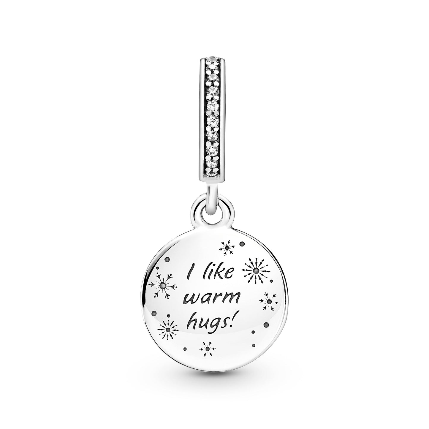 Disney Frozen Snow Olaf Double Dangle Charm Premium Fashion Jewelry Gift Collection