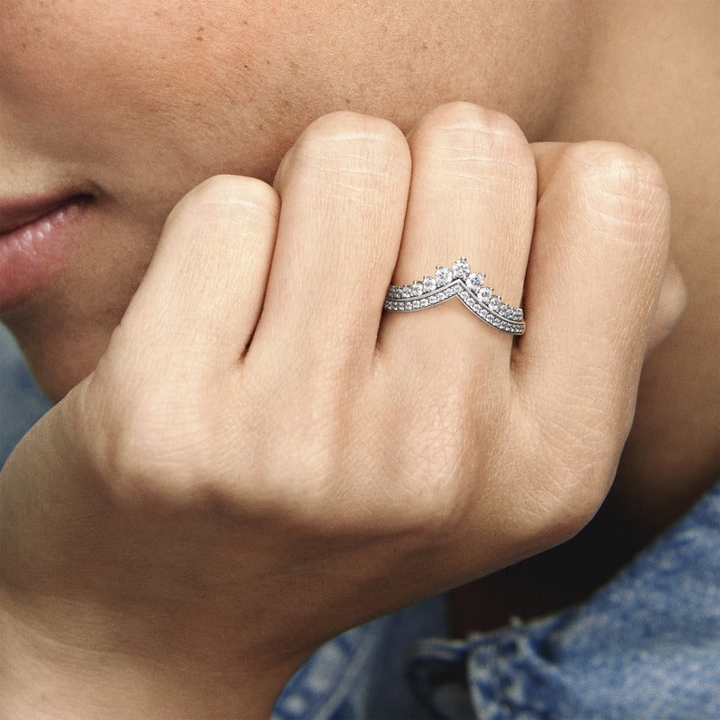 Princess Wishbone Ring Popular Style Premium Collection