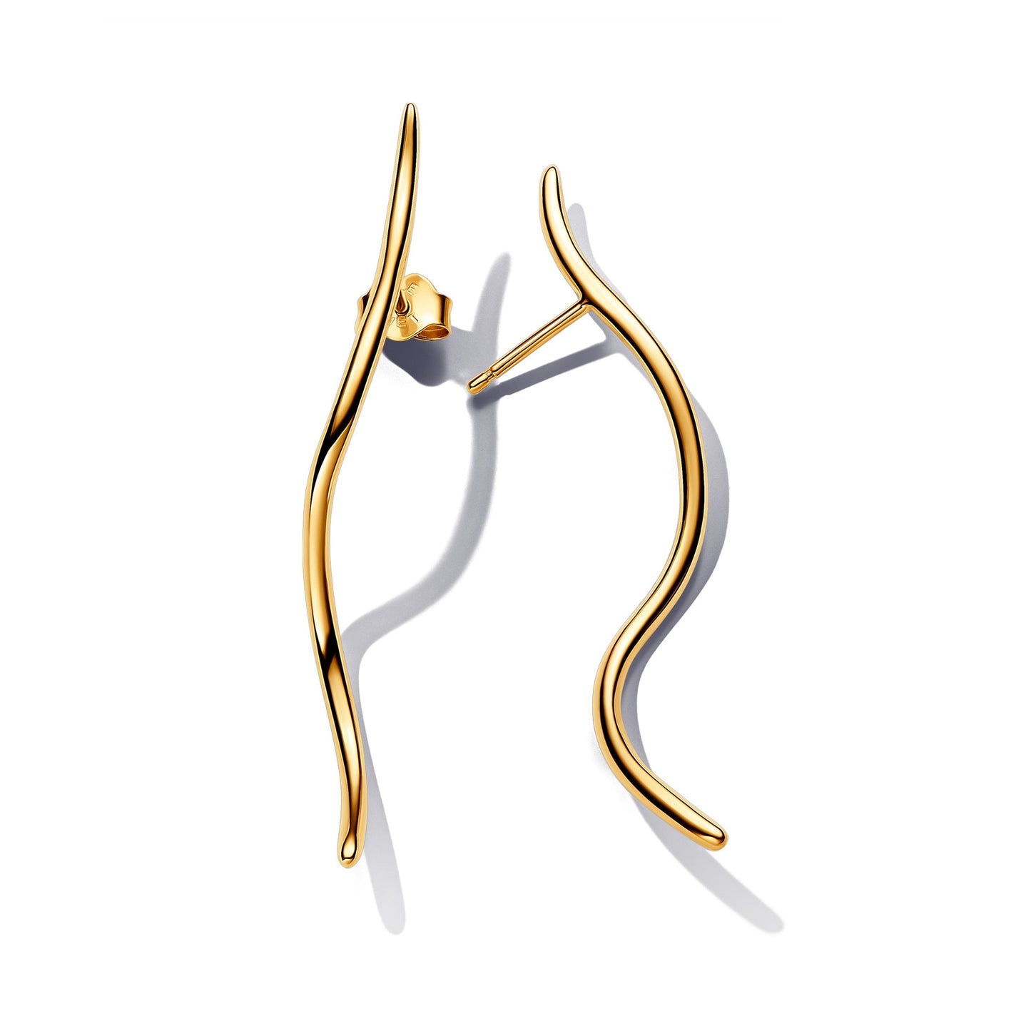 Organically Shaped Wire Stud Earrings Popular Style Premium Collection