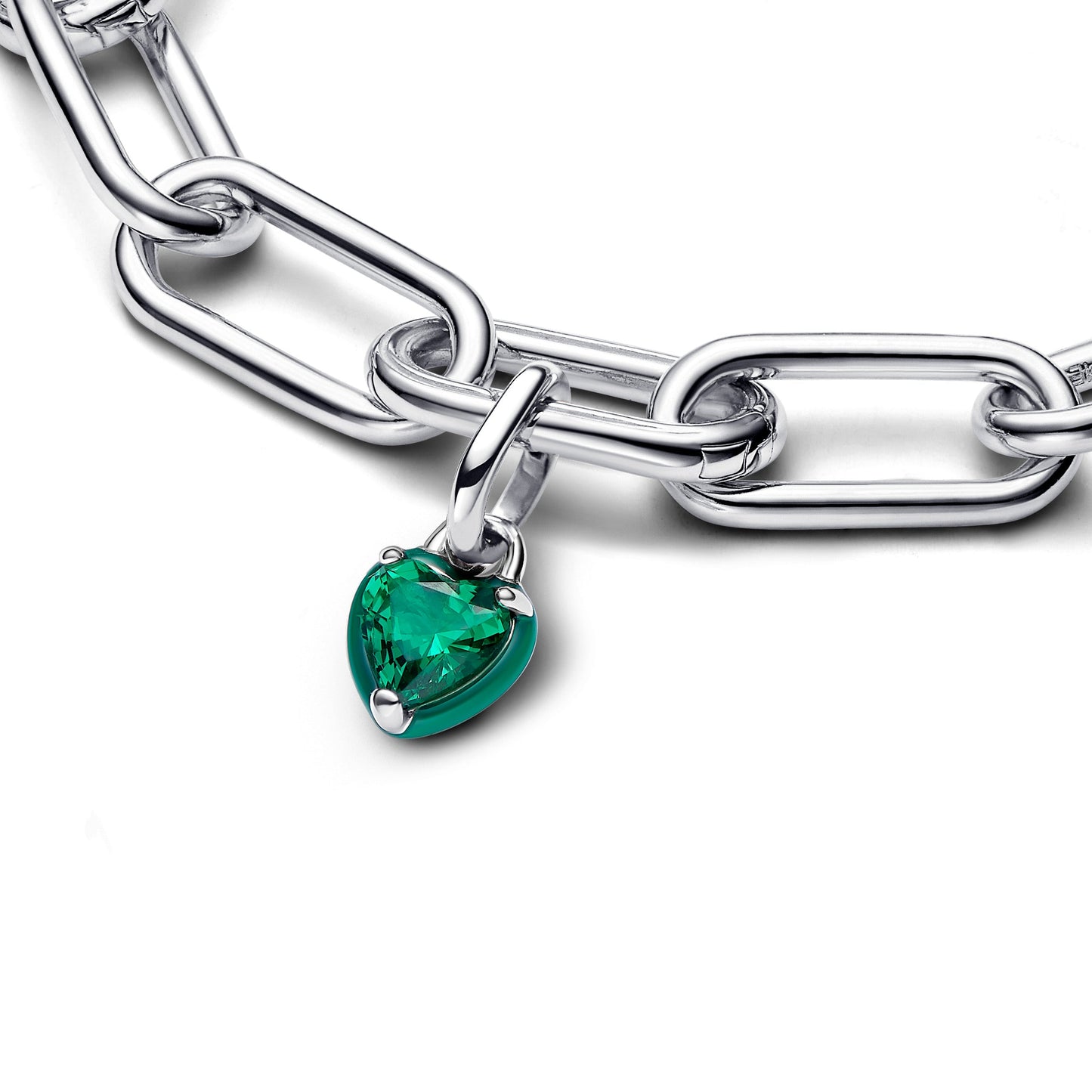 Pandora ME Green Chakra Heart Mini Dangle Charm Premium Fashion Jewelry Gift Collection