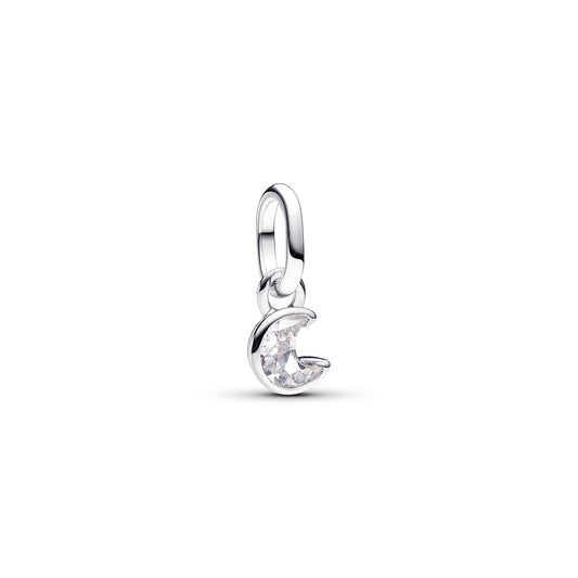 Pandora ME Sparkling Moon Mini Dangle Charm Premium Fashion Jewelry Gift Collection