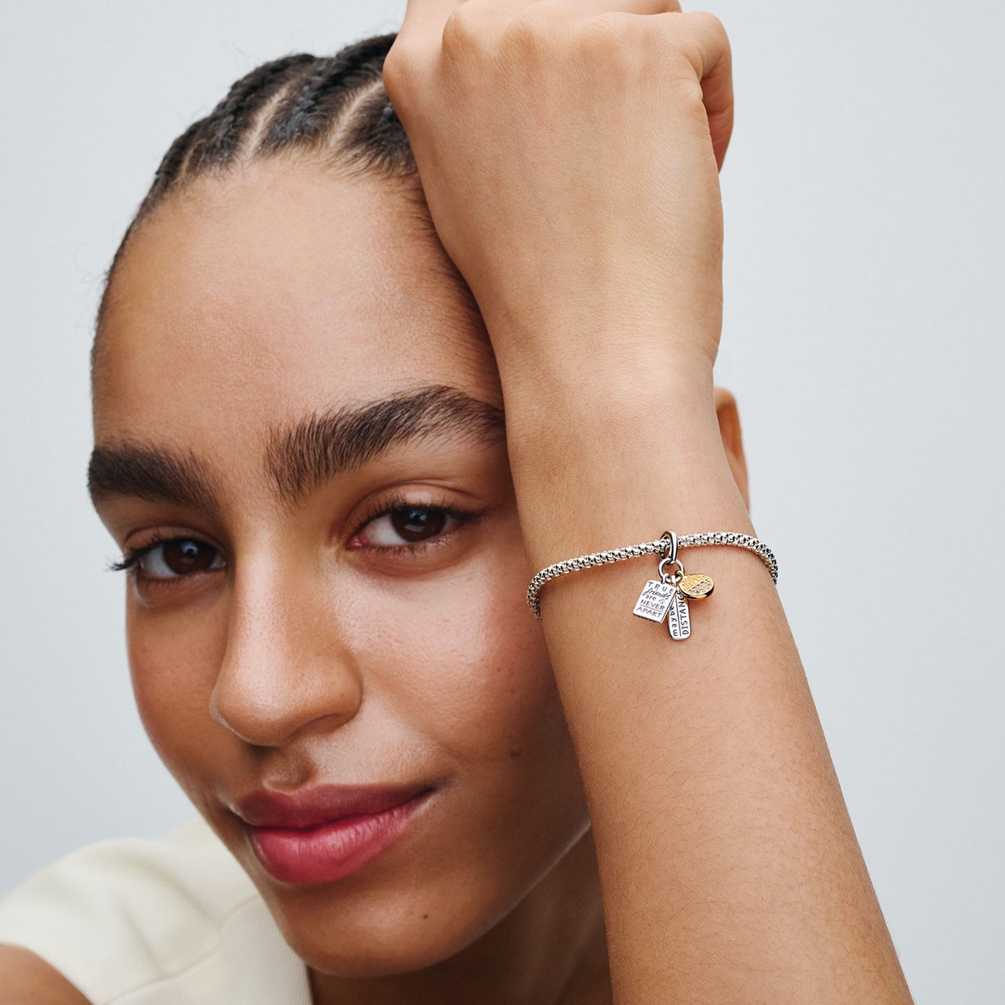 Friendship Triple Dangle Charm Premium Fashion Jewelry Gift Collection