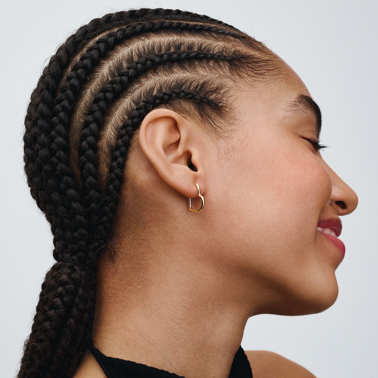 Asymmetrical Heart Hoop Earrings Popular Style Premium Collection