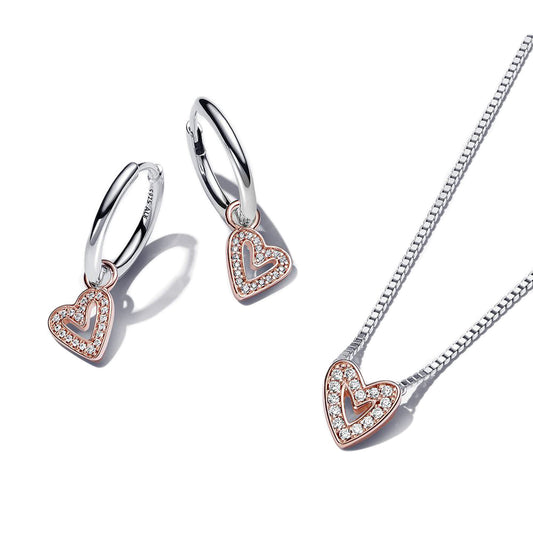 Freehand Heart Gift Set Premium Fashion Jewelry Gift Collection