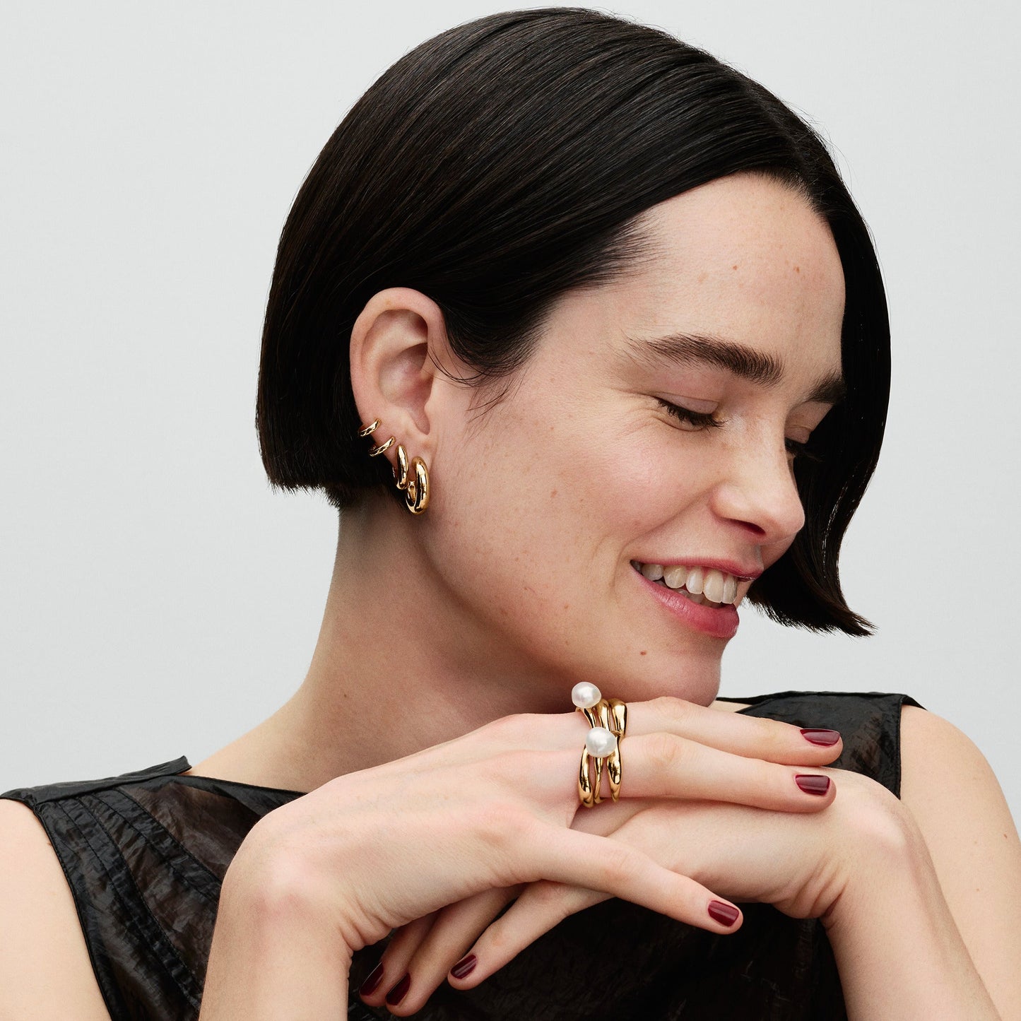 Round Hoop Earrings Popular Style Premium Collection