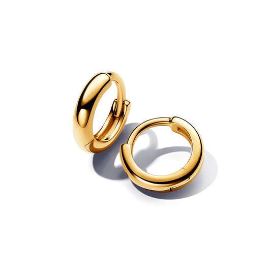 Round Huggie Hoop Earrings Popular Style Premium Collection
