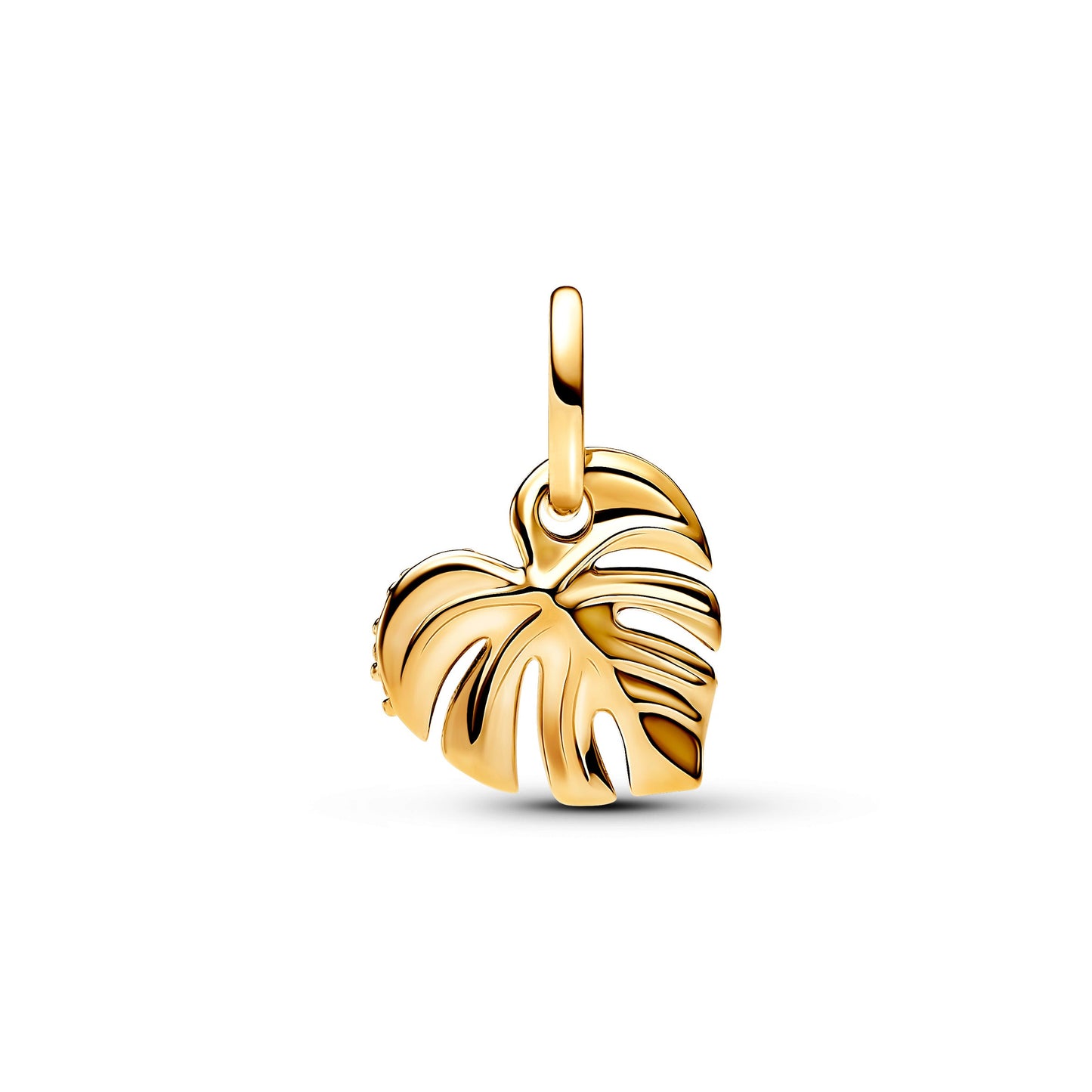Sparkling Monstera Leaf Dangle Charm Premium Fashion Jewelry Gift Collection