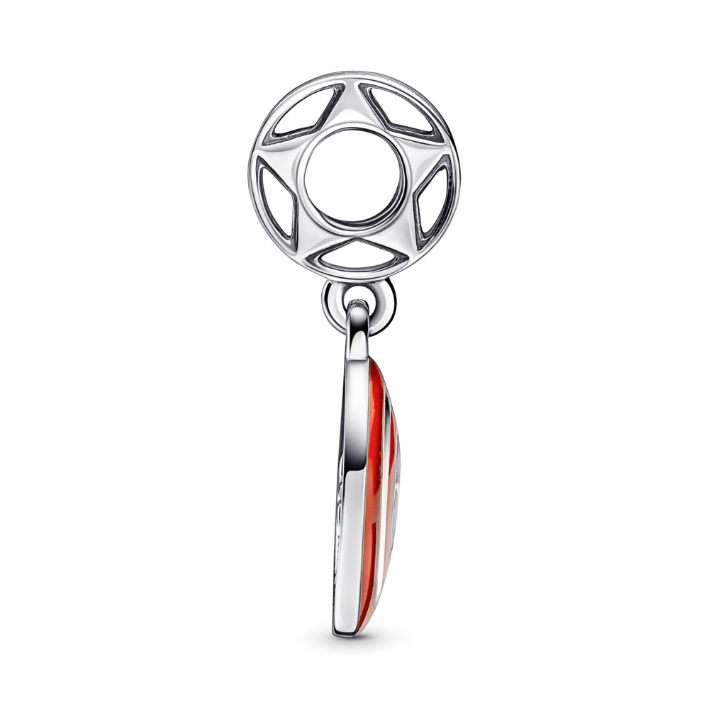 Marvel The Avengers Captain America Shield Dangle Charm Premium Fashion Jewelry Gift Collection
