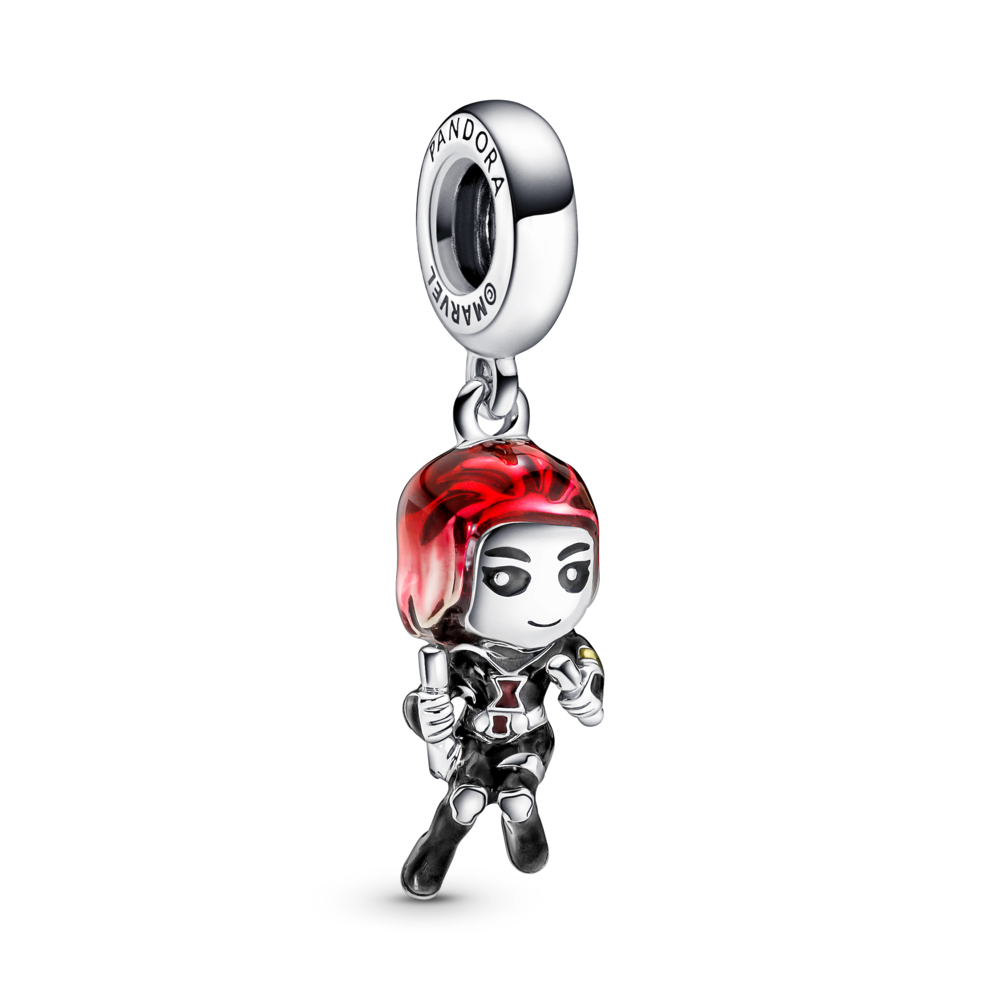 Marvel The Avengers Black Widow Dangle Charm Premium Fashion Jewelry Gift Collection