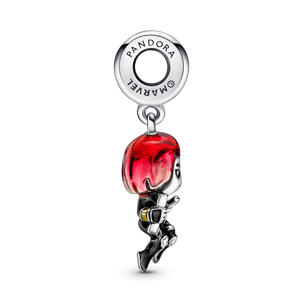 Marvel The Avengers Black Widow Dangle Charm Premium Fashion Jewelry Gift Collection