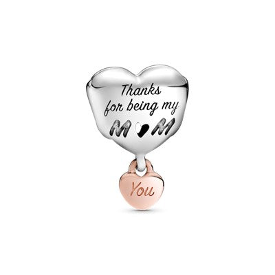 Love You Mum Heart Charm Premium Fashion Jewelry Gift Collection
