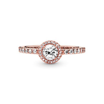 Classic Sparkle Halo Ring Popular Style Premium Collection